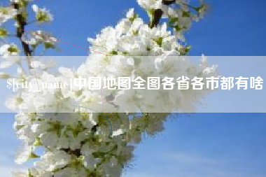 大庆中国地图全图各省各市都有啥