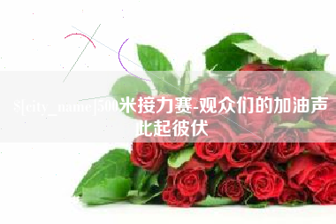 大庆500米接力赛-观众们的加油声此起彼伏