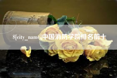 大庆中国消防学院排名前十