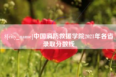 大庆中国消防救援学院2021年各省录取分数线