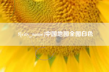 大庆中国地图全图白色