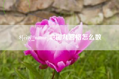 大庆地图九宫格怎么数