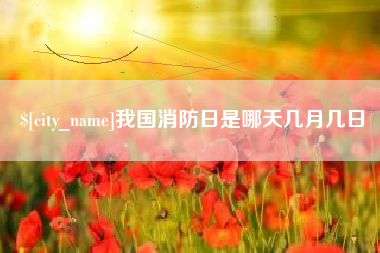 大庆我国消防日是哪天几月几日