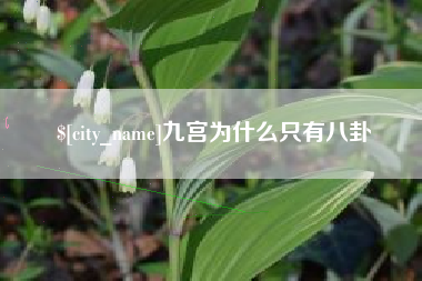大庆九宫为什么只有八卦
