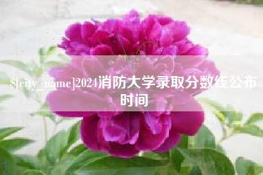 大庆2024消防大学录取分数线公布时间
