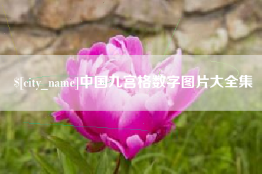 大庆中国九宫格数字图片大全集