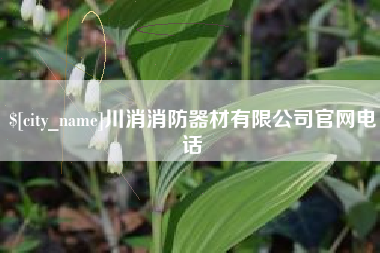 大庆川消消防器材有限公司官网电话