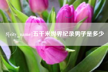 大庆五千米世界纪录男子是多少