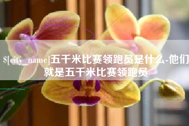 大庆五千米比赛领跑员是什么-他们就是五千米比赛领跑员