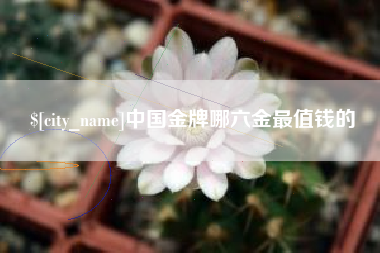 大庆中国金牌哪六金最值钱的