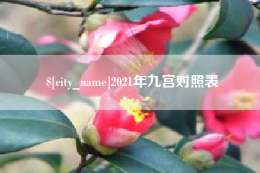 大庆2021年九宫对照表