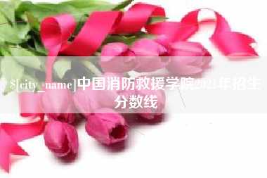 大庆中国消防救援学院2021年招生分数线