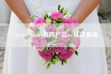 大庆消防产品ccc认证查询