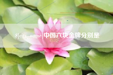 大庆中国六块金牌分别是