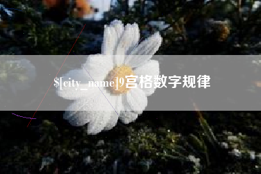 大庆9宫格数字规律